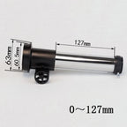 Telescope Accessory Set 60MM Focuser 0-127mm Refracting Seat Astronomical Telescope DIY Accessories for 63PVC Telescope Camera (Color : 0-127mm)