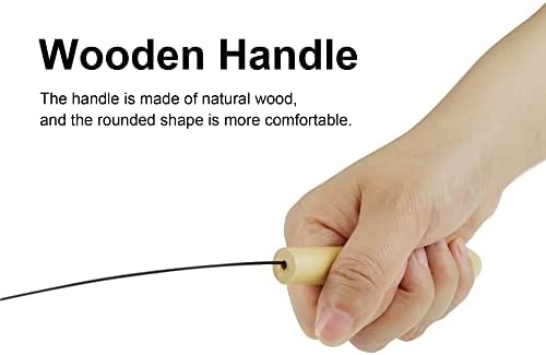 Interactive Bird and Insect Simulation Cat Toy Set with 4 Feather Refills, 29'' Flexible Steel Wire, Sturdy Wood Handle & Bell,Cat Wand Toys for Indoor Cat and Kitten.