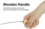 Interactive Bird and Insect Simulation Cat Toy Set with 4 Feather Refills, 29'' Flexible Steel Wire, Sturdy Wood Handle & Bell,Cat Wand Toys for Indoor Cat and Kitten.