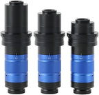 Microscope Accessories Kit 0.7X-5.6X Continuously Zoom Monocular Lens Microscope Camera Microscope Slides (Color : 450X)