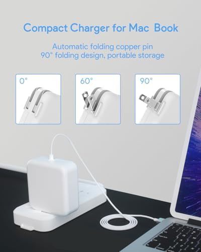 Replacement Mac Book Pro Charger, 85W T-Tip Mac Charger Compatible with Mac Book Pro 17/15/13 Inch and Mac Book Air 15/13 Inch Between 2012-2017