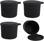 4PCS Ice Molds Replacement for Kitchenaid, Reusable Silicone Ice Molds with Lids Replacement Compatible with Ice Shaver Machine Accessories Easy to Clean