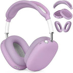 Case for Airpods Max Headphones,Ear Pad Case Cover/Ear Cups Cover/Headband Cover for AirPods Max(USB-C/Lightning)(2024/2020),Silicone for Apple Airpod Max, Accessories Cases(Lavender Purpl)