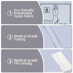 Alcarefam Extra Large Blood Pressure Cuff, 9”-21” (22-54CM) XL Cuff Compatible with Omron BP Monitor, Replacement X-Large Cuff for Adult Big ARM, 6 Connectors