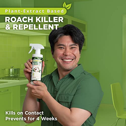 EcoVenger by EcoRaider Roach & Ant Killer, Kills on Contact,Kills Ants & Other Indoor&Outdoor Crawling Insects, Natural & Non-Toxic, Pleasant Botanical Scent, Safe for Children & Pets 64oz