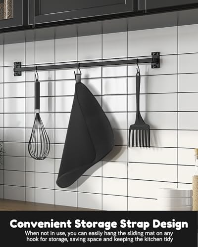 Sliding Pad for Ninja Espresso Coffee Machine ES601 - Smooth Glide with Anti-Slip Base - Perfect Accessories Fit for Ninja Luxe Cafe Machine ES601 - Includes Hanging Strap