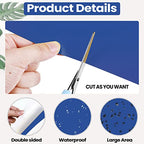 100 Pcs Double Sided Sticky Traps for Flying Plant Insect Like White Flies Aphids 6 x 8 Inch Sticky Gnat Traps Killer Fruit Fly Traps for Indoor Outdoor Including Twist Ties, Blue