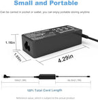 Universal 65W 45W USB C Laptop Charger-Replacement for Lenovo Thinkpad/Yoga/Chromebook,HP Acer Asus Samsung Mac book pro Dell Chromebook Latitude xps 13 Series,Fast Type C AC Adapter Power Cord Supply