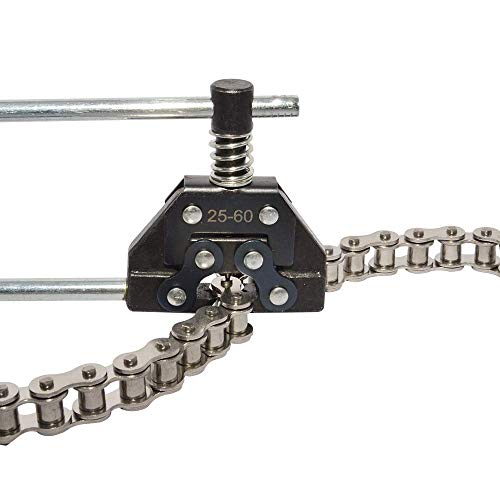 Detacher Breaker Cutter Fit for #25#35#41#40#50#60 415H,428H, 520,530 Roller Chain Bicycle Go Kart ATV Chains Replacement (Black)