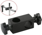 Microscope Accessories Kit 25MM Cross Bracket Bearing Column Tube Fixing Connecting Piece Bracket Clamp for Stereo Microscope Microscope Slides