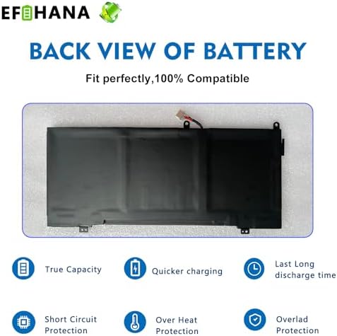 CP03XL 929072-855 Laptop Battery Replacement for Hp Spectre X360 Convertible 3-ae 13-ae0xx 13-ae000 13-ae013dx 13-ae049ng 13-ae001ng 929066-421 HSTNN-LB8E CPO3XL CP03060XL 11.55V 60.9Wh/5275mAh