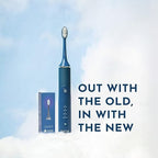 SNOW Toothbrush Refillable Heads - Electric Toothbrush Replacement Heads with Soft Bristles - Feature Blue LED Light and Sonic Technology - Easy Replacement Heads for LED Whitening Electric Toothbrush