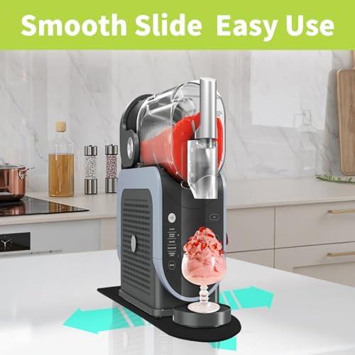 Sliding Pad for Ninja Frozen Drink Machine FS301 FS300 FS301C - Easily Slide Drink Maker on Table- Slider Mat for Ninja Slushie Machine Accessories