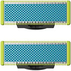 Philips Norelco OneBlade Anti Friction Blade, Genuine Replacement Blade for OneBlade Electric Shaver and Trimmer, Durable Stainless Steel, Trim, Edge and Shave, 2 Pack, QP225/80