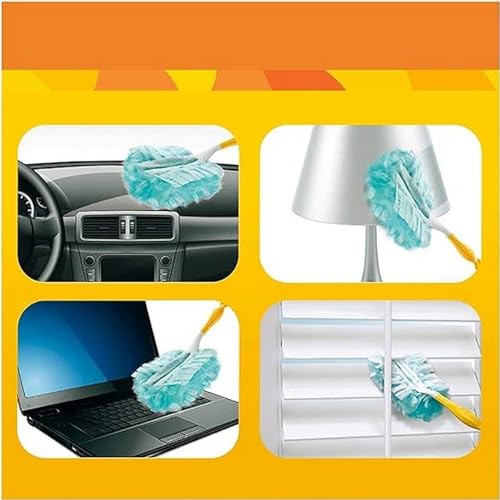 Swiffer Microfibre dust Cleaner Set, 1 Handle and 3 Replacement Pads (Pack of 1x1 Piece)
