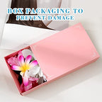 HAIMEIKANG Hawaiian Hair Clip, 3 Pieces Tropical Flower Hair Pins - Artificial Hawaiian Flower Hair Accessories in White, Rose Red, and Purple for Women, Wedding Hair Piece