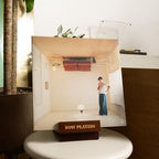 Now Playing Vinyl Record Stand: Classic Wood Record Holder - Vinyl Accessories for LP enthusiasts - Album and LP Holder