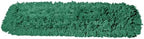 Commercial Dust Mop Replacement Head - 24 x 5 in. Cotton Nylon Reusable Mop Head- Industrial Dust Mop Refill for Floor Cleaning & Janitorial Supplies, Green