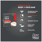 Dove Men+Care Men's Bar Soap More Moisturizing Than Bar Soap Deep Clean Soap Bar that Effectively Washes Away Bacteria, Nourishes Your Skin 3.75 oz 10 Bars