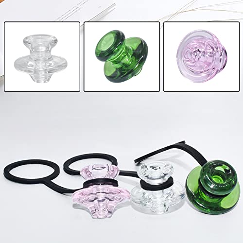 Replacement Accessory Part,Universal Cover with Silicone Case,Green/Pink/Clear (3 PCS）