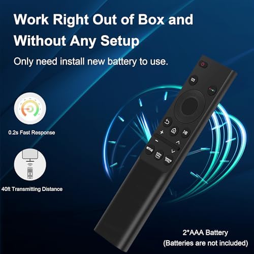 for Samsung TV Remote Control Replacement - Universal Smart Remote Compatible with All Samsung Smart TVs (2010-2024 Models) QLED UHD 8K 4K HDR LED Curved LCD Frame TV