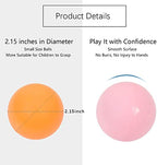 MoonxHome Ball Pit Balls for Toddlers, BPA Free Crush Proof Plastic Toy Balls for Ball Pit, Ideal Gift for Christmas Balls for Play Tent 2.15" Pack of 200 White Dark-Grey Light-Grey