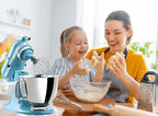 5 Quart Stainless Steel Mixer Bowl Compatible with KitchenAid 4.5 & 5 QT Tilt-Head Stand Mixers, Durable KitchenAid Replacement Bowl, Mixer Accessories for Baking & Cooking
