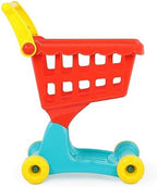 Battat Pretend Shopping Playset Groceries & Cart 29 Play Food Items Kitchen Accessories 2+ Years Shopping Day Grocery Cart