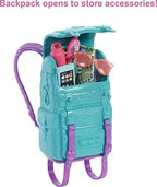 Barbie Doll & Accessories, It Takes Two Malibu Camping Playset with Doll, Pet Puppy & 10+ Accessories Including Sleeping Bag