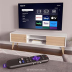 Roku Remote (Official Manufacturer Product) | TV Remote Control with TV Controls, Simple Setup, & Pre-Set App Shortcuts - Replacement Remote Compatible with Roku TV Models ONLY (Not Roku Players)