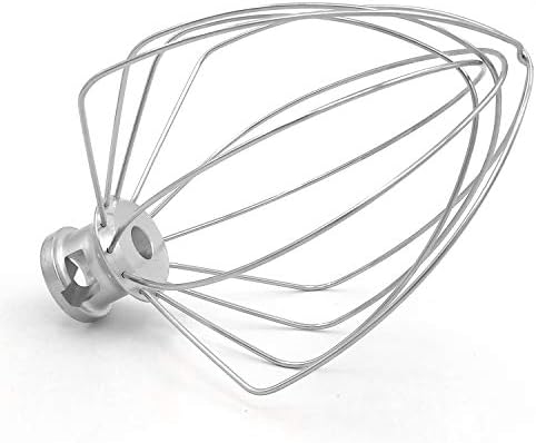 KN256WW 6 QT Wire Whip Stainless Steel for KitchenAid Stand Mixer Accessory Replacement, Egg Cream Stirrer, Cakes Mayonnaise Whisk