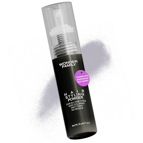 Hair Styling Powder for Men & Women - Lightweight Volumizer & Texturizer - Matte Finish, No Residue - Essential Barber Accessories - Hair Texture Powder for Men - Comb Included - 0.70 Oz
