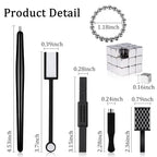SIUSIO 41Pcs Nail Magnet Tool Set Cat Eye Gel Nail Polish Magnet Wand Magnetic Nail Polish Cat Eye Magnet for Nails Cat Eye Magnets Sticks Nail Design Tools Nail Art Accessories
