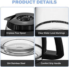 12-Cup Coffee Maker Carafe Replacement Compatible with Cuisinart Coffee Maker SS-12, SS-15, SS-16, DCC-1100BK, DCC-1200, DCC-2650, CHW-12P1, DGB-400, DGB-550BK, DGB-550BK1, DGB-625BC and DGB-700BC