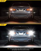 AUXITO 912 921 LED Bulbs for Backup Reverse Light Bulbs, 42-SMD 400% Brighter, 6000K White, Non-polarity 906 W16W T15 921 LED Bulb Direct Back Up Parking Light Replacement Lamp, Pack of 2