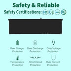 DMKAOLLK V6W33 Battery Replacement for Dell Inspiron 15 3511 3520 3515 3510 5510 5515 5518 5310 5635 5625 5630 Latitude 3320 3330 3420 3520 Vostro 3515 3525 Series TN70C 15V 54Wh
