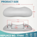 2 Pack 77444 Grey Pillow Replacement for Hot Spring/Hot Spot Watkins Hot Tub 2015-2019 Spa Model, Hot Tub Spa Head Rest Pillows Fits Hot Spot Relay Rhythm SX Tempo TX Spa Neck Pillow