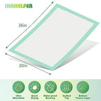Bed Pads Disposable Adult IHRHELFER Ultrasorbs Premium Incontinence Pads Heavy Duty Changing Pad Ultra Absorbent Underpads Chucks Pads Pee Pads for Kids Elderly Pet (XL 30x36inch, 90g/Piece, 30 Count)