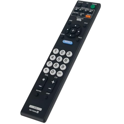 RM-YD028 Remote Control Replacement fit for Sony Bravia LCD LED Digital Color TV KDL-32L5000 KDL-22L5000 KDL-26L5000 KDL-37L5000 KDL-40SL150 KDL-55V5100 KDL-52V5100 KDL-46VL150 KDL-40V5100 KDL32L5000