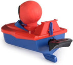 Swimways Marvel Spidey Air Boat, Swimming Pool Accessories & Kids Pool Toys, Spiderman Party Supplies & Bath Toys for Kids Aged 4 & Up