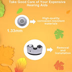 (30 Pcs) Oticon Prowax Minifit Wax Guard Filter Hearing Aid Supplies for Oticon Hearing Aid, Oticon Prowax Minifit Replacement Cleaning Kit Accessory