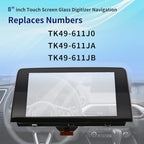 8" inch Touch Screen Glass Digitizer Navigation Replacement Fit for Mazda CX9 CX-9 2016 2017 2018 2019 Replace# TK49-611J0, TK49-611JA, TK49-611JB