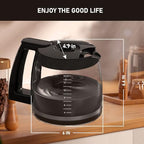 14-Cups Coffee Pot Replacement Carafe Compatible with Cuisinart Coffee Maker DCC-2200RC, DCC-2200, DCC-3200, DCC-3200P1, DCC-3200FR, DCC-3200CPAMZ, DCC-2600, DCC-2800,DCC-1800FR, CBC-7400, CBC-7000PC