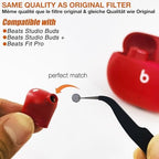 Earbuds Dust Proof Mesh Replacement for Beats Studio Buds & Beats Studio Buds + & Beats Fit Pro Earphones Dust Filter * 5 Pairs