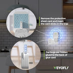 VEYOFLY Refills for Flying Insect Trap, Insect Catcher, Indoor Fly Trap, Safer Home, Fruit Fly Traps for Indoors, gnat Killer Indoor, Bug Killer, Mosquito Killer (Pack of 5)