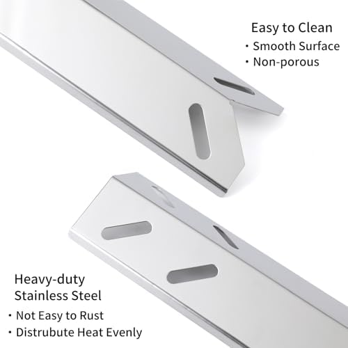 Grill Heat Tent Replacement Parts for Cuisinart GAS9556AS GAS2556AS 5 Burner Heat Plate Shield Grill Parts for Cuisinart GAS9456AS GAS2456AS GAS1456ASO GAS1456BSO GAS2420AS, 5 Pack