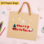 Moretoes 15pcs Gift Bags with Handles Large Gift Bags with Tissue Paper, 12.5"x 4.5"x 11" Heavy Duty Wrap Bags for Shopping, Small Business, Bridal Party, Wedding and Holiday