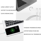 Compatible with MacBook Pro Charger,61W Replacement Charger for i.Phone 16/15,MacBook Pro16,15,14,13 inch,MacBook 12 Inch,MacBook Air 13 Inch,iPad Pro and Other USB C Interface Devices