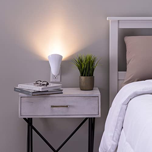 AURAGLOW Plugin GU10 Spotlight Uplighter Wall Sconce Wash Light Plug Socket Outlet Uplight Lamp **N0 LED Bulb Included**
