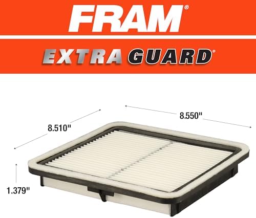 FRAM Extra Guard CA9997 Replacement Engine Air Filter for Select Subaru Models, Provides Up to 12 Months or 12,000 Miles Filter Protection